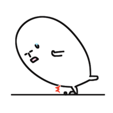 Surreal white people sticker #5295063