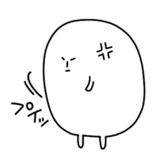 Surreal white people sticker #5295066