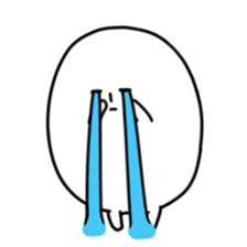 Surreal white people sticker #5295073