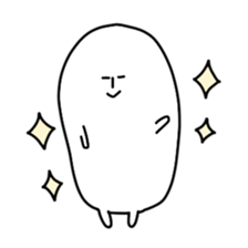 Surreal white people sticker #5295076