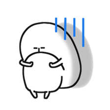 Surreal white people sticker #5295078