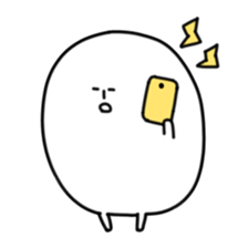 Surreal white people sticker #5295079