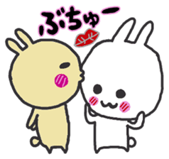 Love Love  sticker  of rabbit sticker #5295088