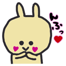 Love Love  sticker  of rabbit sticker #5295110