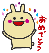 Love Love  sticker  of rabbit sticker #5295119