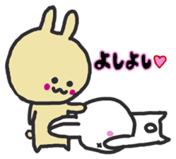 Love Love  sticker  of rabbit sticker #5295120
