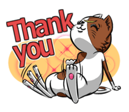 5th Japanese cat living in Sendai sticker #5295246