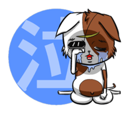 5th Japanese cat living in Sendai sticker #5295264