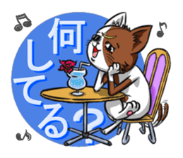 5th Japanese cat living in Sendai sticker #5295269