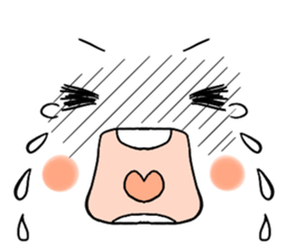 Strange expression second sticker #5295449