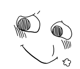 Strange expression second sticker #5295457