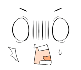 Strange expression second sticker #5295462