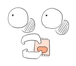 Strange expression second sticker #5295465