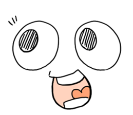 Strange expression second sticker #5295469