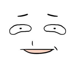 Strange expression second sticker #5295478