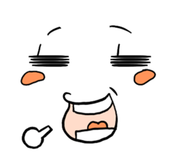 Strange expression second sticker #5295482