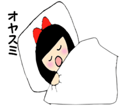 Usually women Momo-chan sticker #5295565