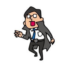 Do your best. Detective sticker #5296134