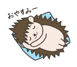 Hedgehog Kurimaru sticker #5297365