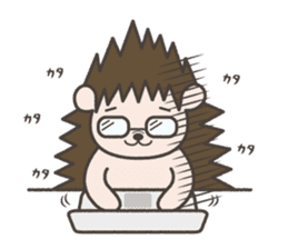 Hedgehog Kurimaru sticker #5297392
