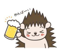 Hedgehog Kurimaru sticker #5297399