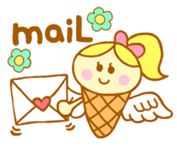 A kawaii Ice-Angel sticker #5297850