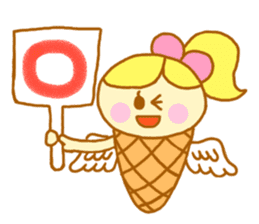 A kawaii Ice-Angel sticker #5297857