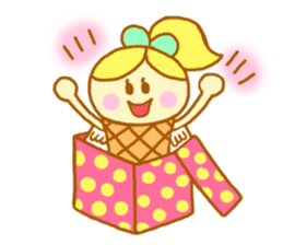 A kawaii Ice-Angel sticker #5297873