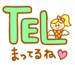 A kawaii Ice-Angel sticker #5297874