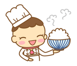 baby in uniform sticker #5298023