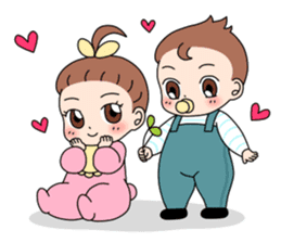 Baby Couple sticker #5298445