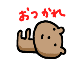 OTSUKARESAMA-Bear sticker #5298906