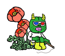 Fairy of poppy flowers sticker #5299033