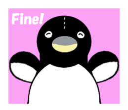Penguin of the stuffed toy sticker #5299213