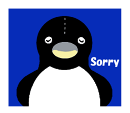 Penguin of the stuffed toy sticker #5299215