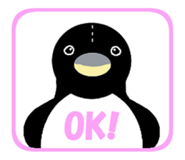 Penguin of the stuffed toy sticker #5299218