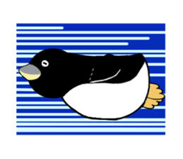 Penguin of the stuffed toy sticker #5299222