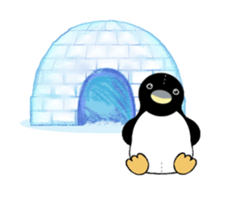 Penguin of the stuffed toy sticker #5299223
