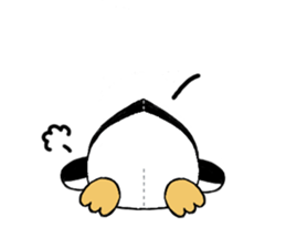 Penguin of the stuffed toy sticker #5299226