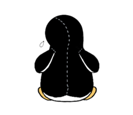 Penguin of the stuffed toy sticker #5299227