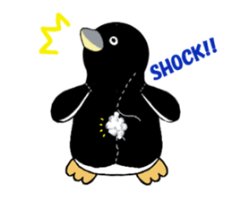 Penguin of the stuffed toy sticker #5299228