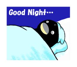 Penguin of the stuffed toy sticker #5299231