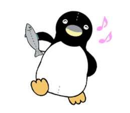 Penguin of the stuffed toy sticker #5299233