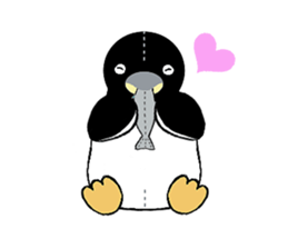 Penguin of the stuffed toy sticker #5299234