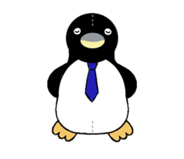 Penguin of the stuffed toy sticker #5299237