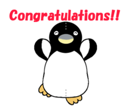 Penguin of the stuffed toy sticker #5299239