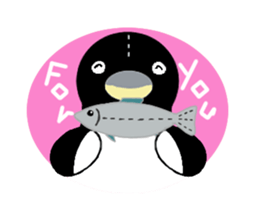 Penguin of the stuffed toy sticker #5299242