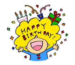 kawaii hair sticker #5299367