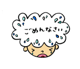 kawaii hair sticker #5299368