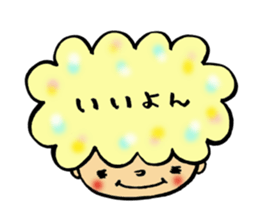 kawaii hair sticker #5299371